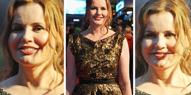 Geena Davis, was ist mit deinem Gesicht passiert?