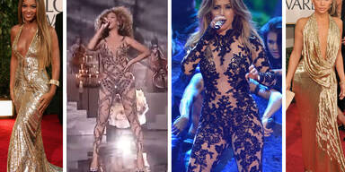 So dreist kopiert J-Lo Beyonc&eacute;s Looks