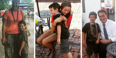 6-j&auml;hriger Weise sammelt L&auml;cheln