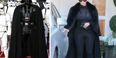 Kim Kardashian im Darth Vader Look