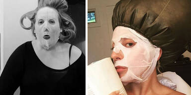 Masken-M&auml;dels - Erkennen Sie diese Promidamen?