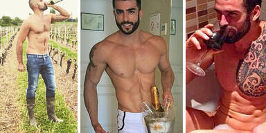 Instagram-Trend: Men & Wine