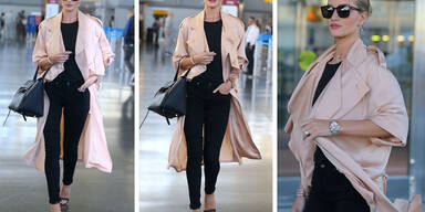 Rosie Huntington-Whiteleys cooler Reiselook