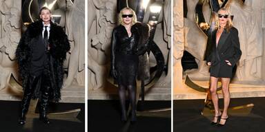 Saint Laurent eröffnet Paris Fashion Week mit Supermodel-Auflauf