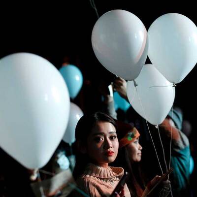 Im Gazastreifen wünscht ein Künstler 