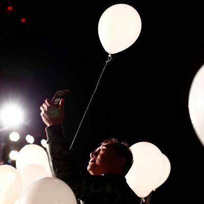 Im Gazastreifen wünscht ein Künstler 