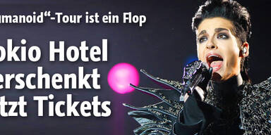 Tokio Hotel verschenken Konzertkarten!