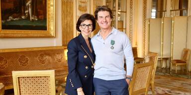 Tom Cruise und Rachida Dati