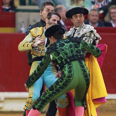 Torero-Legende an Augenklappe getroffen
