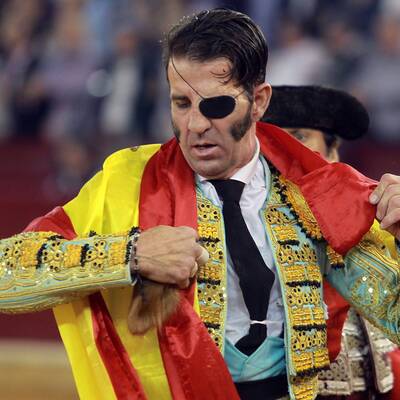 Torero-Legende an Augenklappe getroffen