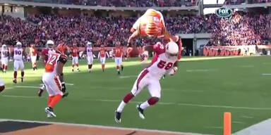 Salto über Gegenspieler führt zum Touchdown