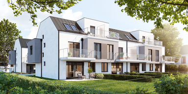 Wohnen im Gr&uuml;nen: Traum-Townhouses in der Donaustadt, Wien 22