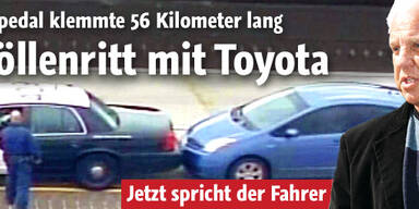 Toyota-Gaspedal klemmte 56 km lang