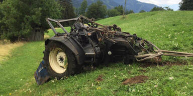 Traktor Absturz M&ouml;lltal