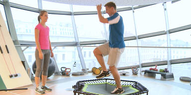 Trampolin-Springen: mit Roman Daucher