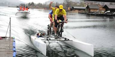 Tretboot-Weltrekord in Kärnten