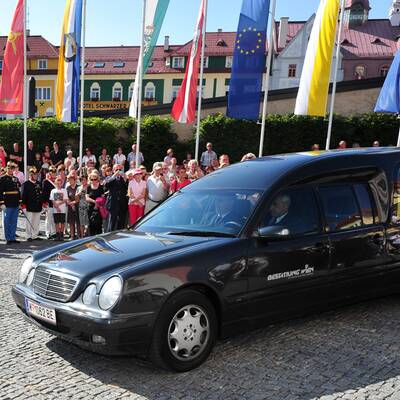 Otto Habsburg in Mariazell aufgebahrt