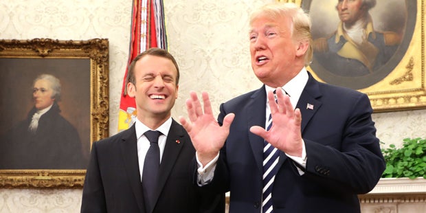 Trump Macron