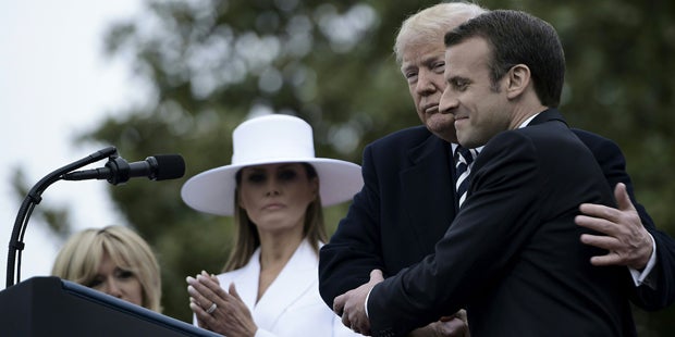 Trump Macron