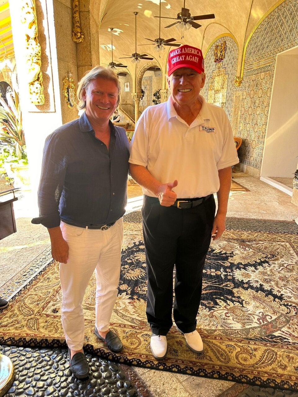 Christian Marek mit Donald Trump