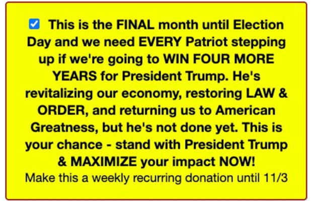 Abofalle: Trump zockte seine Spender ab