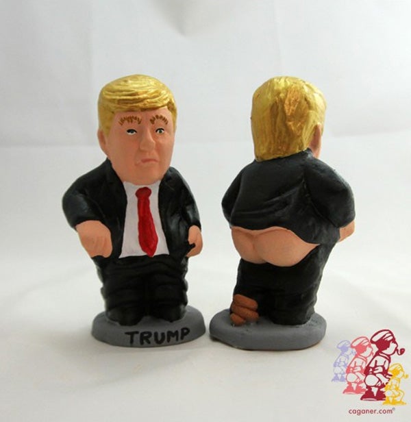 Hier macht sich Donald Trump in die Hosen