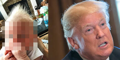 Einen Monat alt: Trumps Enkel mit selber Frisur wie Opa