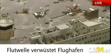 Flutwelle verwüstet Flughafen