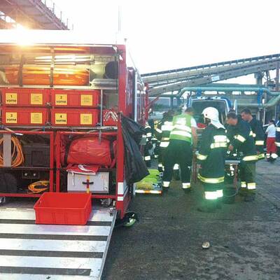 Brand in Zuckerfabrik Tulln