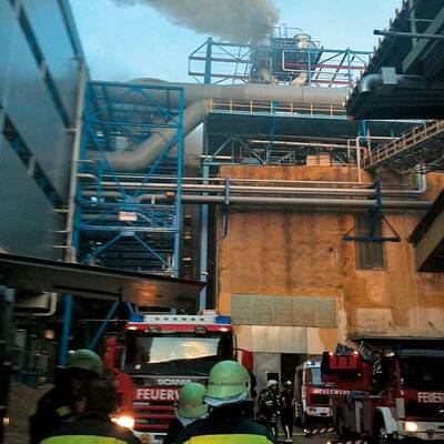Brand in Zuckerfabrik Tulln