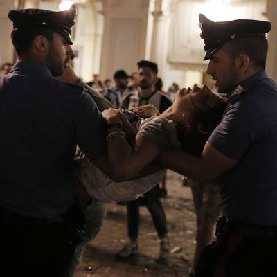 Die Bilder zu Massenpanik in Turin