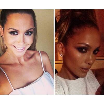 So dreist kopiert DSDS-Mandy den Look von J.Lo!