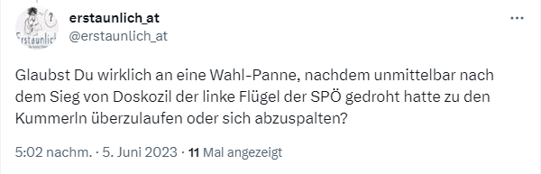 Twitter wahlpanne