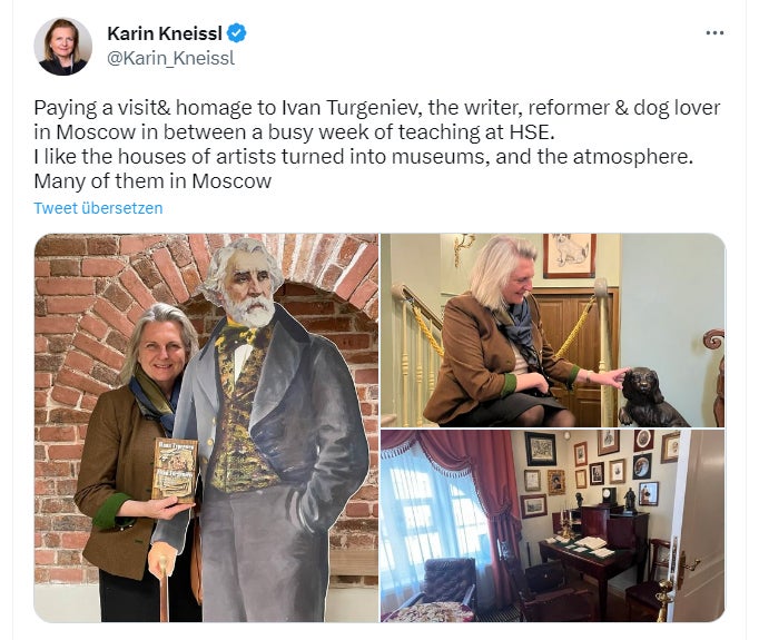 Karin Kneissl Tweet