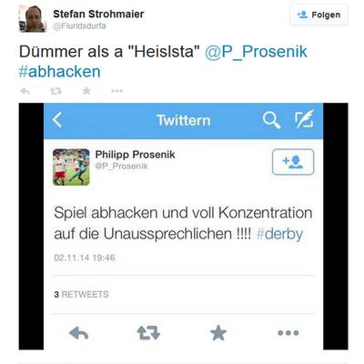 Die Reaktionen auf Prosenik-Tweet