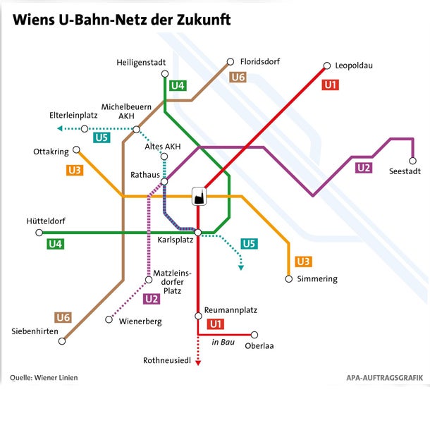 Wien baut U-Bahn-Linie U5