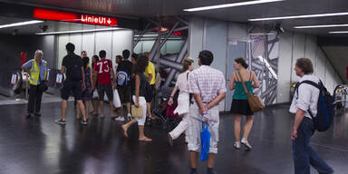 U1 Sperre Stephansplatz