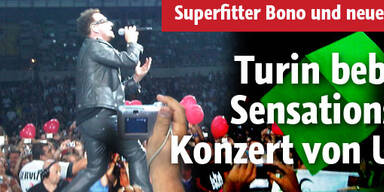 U2 bringen Turin beim Comeback zum Beben