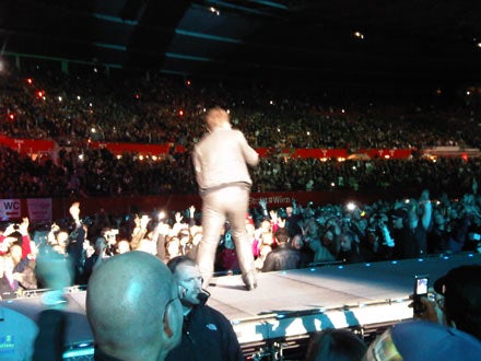 U2 live in Wien: Das erste Foto