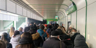 Weichenst&ouml;rung sorgt f&uuml;r U-Bahn-Chaos in Wien