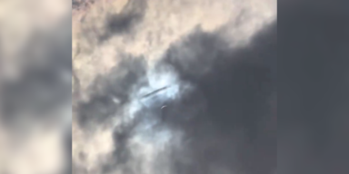 UFO während Sonnenfinsternis gesichtet