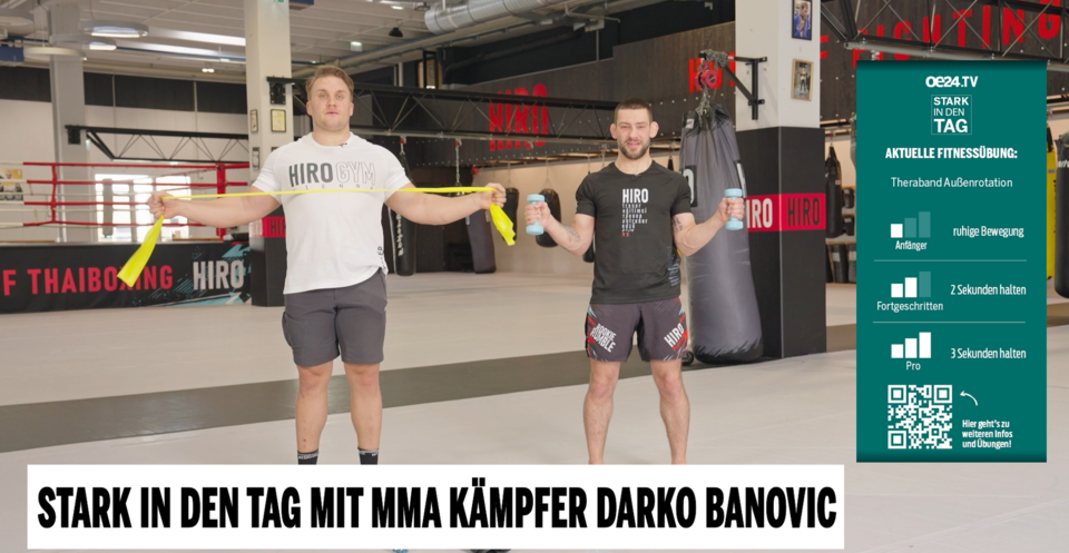 Workout mit Darko Banovic: Stabilität und Kraft für Schultern und Oberkörper