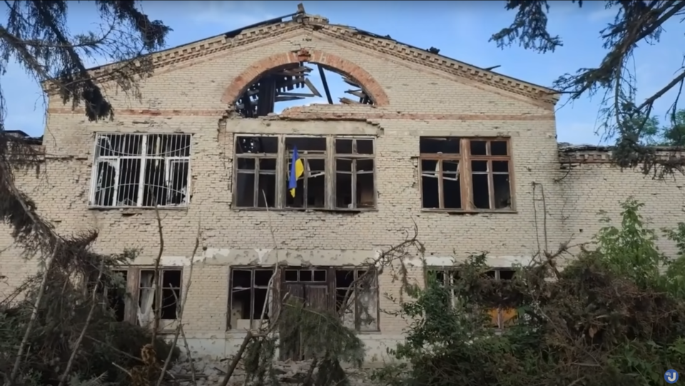 Ukraine Gegenoffensive Flagge