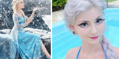 Diese lebende Barbie sieht aus wie Elsa!