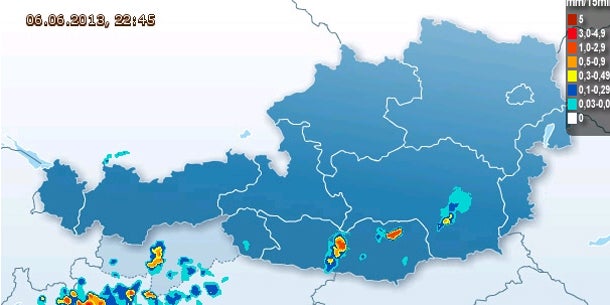 Donaupegel in NÖ sinken