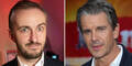 Markus Lanz und Jan Böhmermann