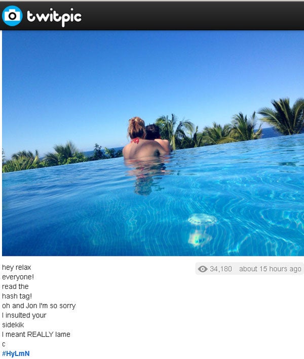 Charlie Sheen & Brett Rossi