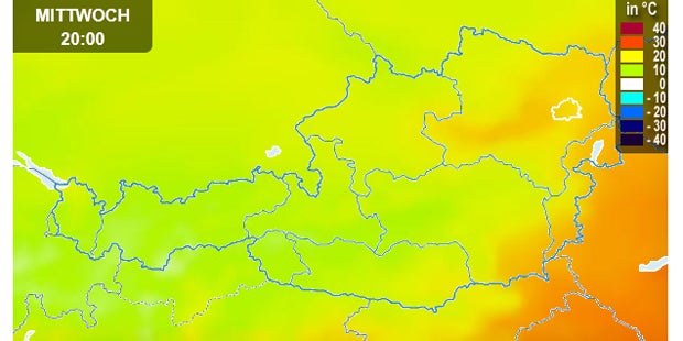 Stark-Regen ohne Ende über Österreich