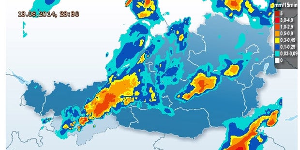 Stark-Regen ohne Ende über Österreich