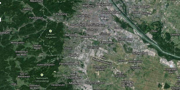 Stark-Regen über Ost-Österreich